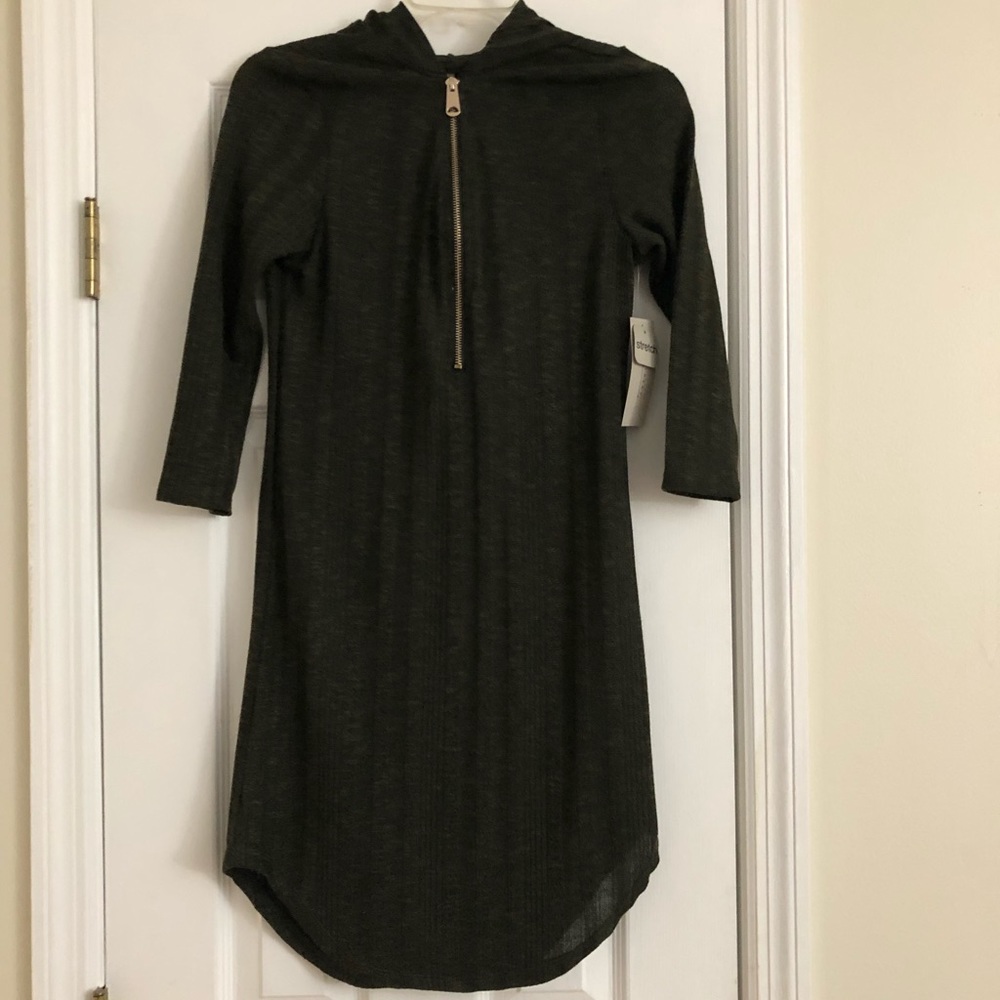 Hooded Sweater Dress
